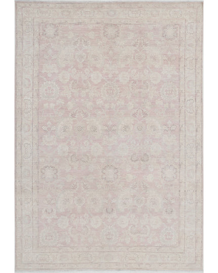 Serenity 6' 0" X 8' 10" Hand Knotted Wool Rug 6' 0" X 8' 10" (183 X 269) / Brown / Wool