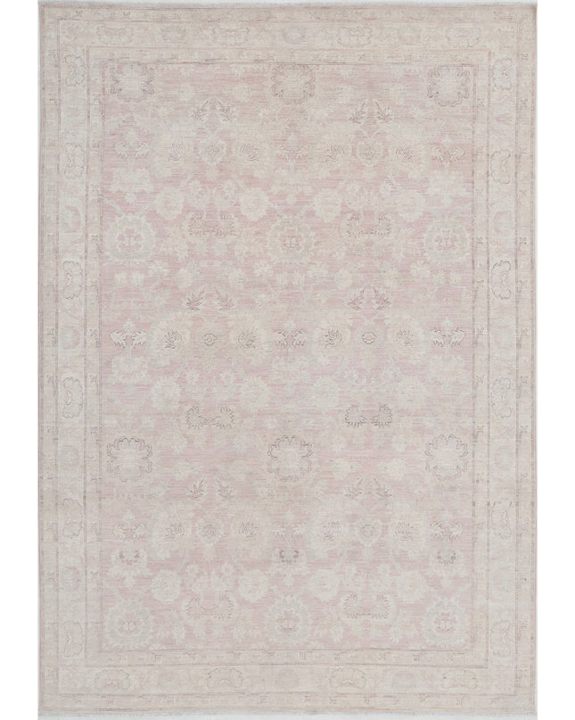 Serenity 6' 0" X 8' 10" Hand Knotted Wool Rug 6' 0" X 8' 10" (183 X 269) / Brown / Wool