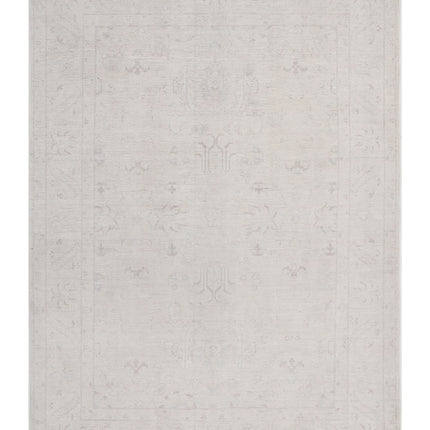 Serenity 6' 1" X 8' 4" Hand Knotted Wool Rug 6' 1" X 8' 4" (185 X 254) / Ivory / Wool