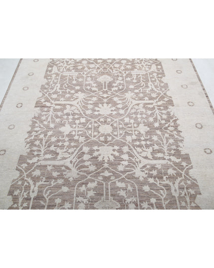Serenity 6' 0" X 8' 2" Hand Knotted Wool Rug 6' 0" X 8' 2" (183 X 249) / Brown / Wool