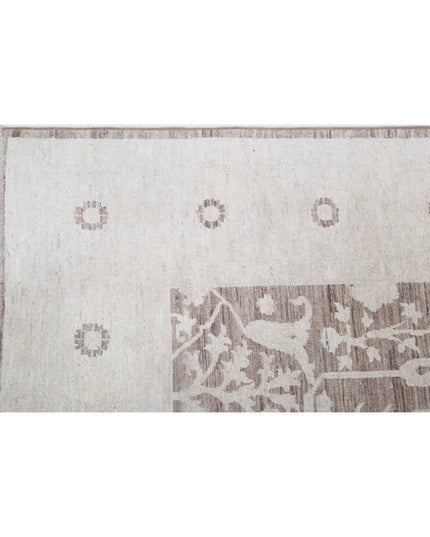 Serenity 6' 0" X 8' 2" Hand Knotted Wool Rug 6' 0" X 8' 2" (183 X 249) / Brown / Wool