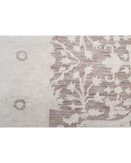 Serenity 6' 0" X 8' 2" Hand Knotted Wool Rug 6' 0" X 8' 2" (183 X 249) / Brown / Wool