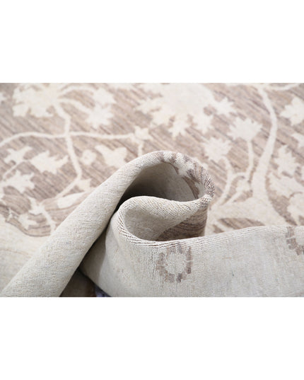 Serenity 6' 0" X 8' 2" Hand Knotted Wool Rug 6' 0" X 8' 2" (183 X 249) / Brown / Wool