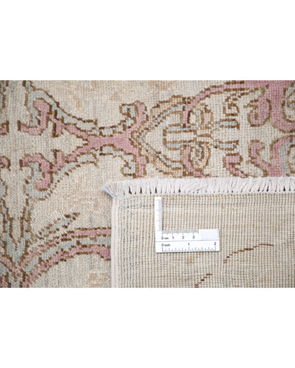 Serenity 6' 4" X 8' 9" Hand Knotted Wool Rug 6' 4" X 8' 9" (193 X 267) / Ivory / Wool