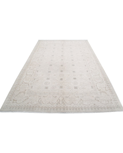 Serenity 6' 6" X 9' 10" Hand Knotted Wool Rug 6' 6" X 9' 10" (198 X 300) / Brown / Wool