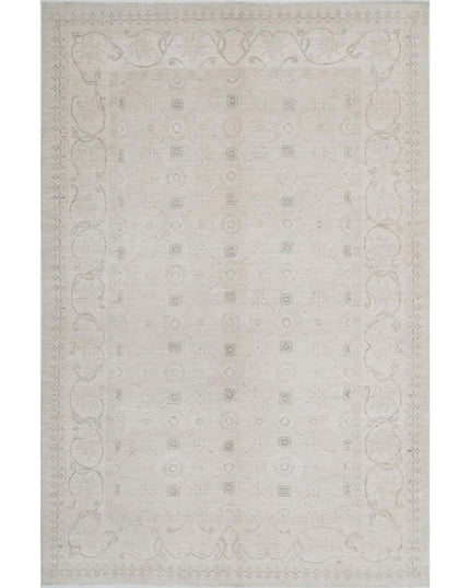 Serenity 6' 6" X 9' 10" Hand Knotted Wool Rug 6' 6" X 9' 10" (198 X 300) / Brown / Wool
