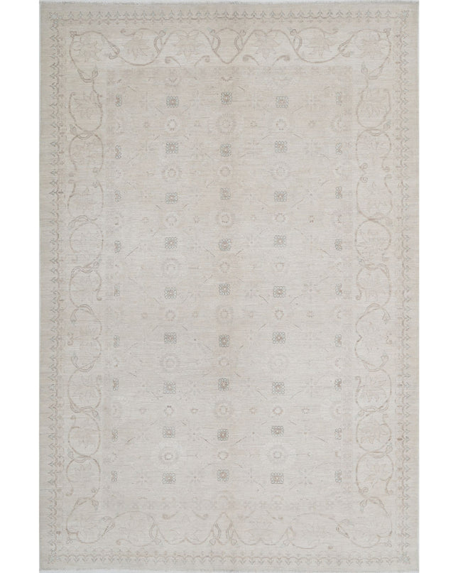 Serenity 6' 6" X 9' 10" Hand Knotted Wool Rug 6' 6" X 9' 10" (198 X 300) / Brown / Wool