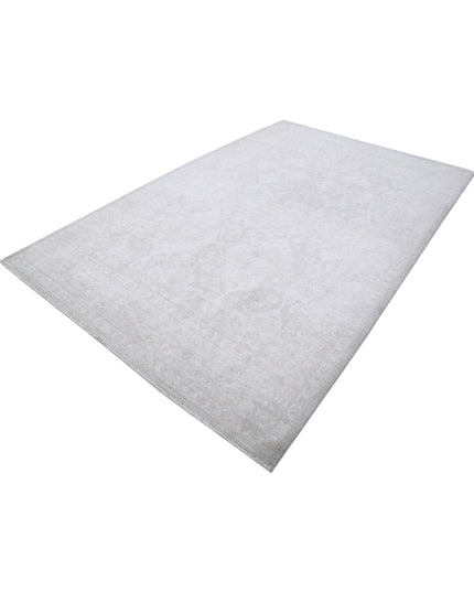 Serenity 6' 3" X 9' 7" Hand Knotted Wool Rug 6' 3" X 9' 7" (191 X 292) / Brown / Wool