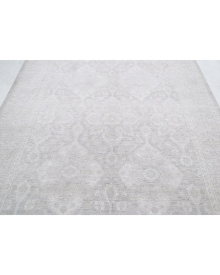 Serenity 6' 3" X 9' 7" Hand Knotted Wool Rug 6' 3" X 9' 7" (191 X 292) / Brown / Wool