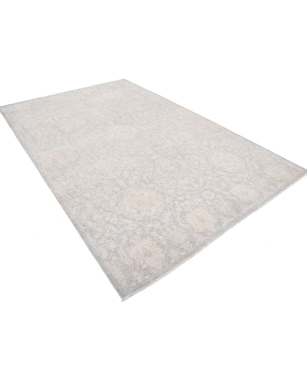 Serenity 6' 10" X 10' 4" Hand Knotted Wool Rug 6' 10" X 10' 4" (208 X 315) / Grey / Wool