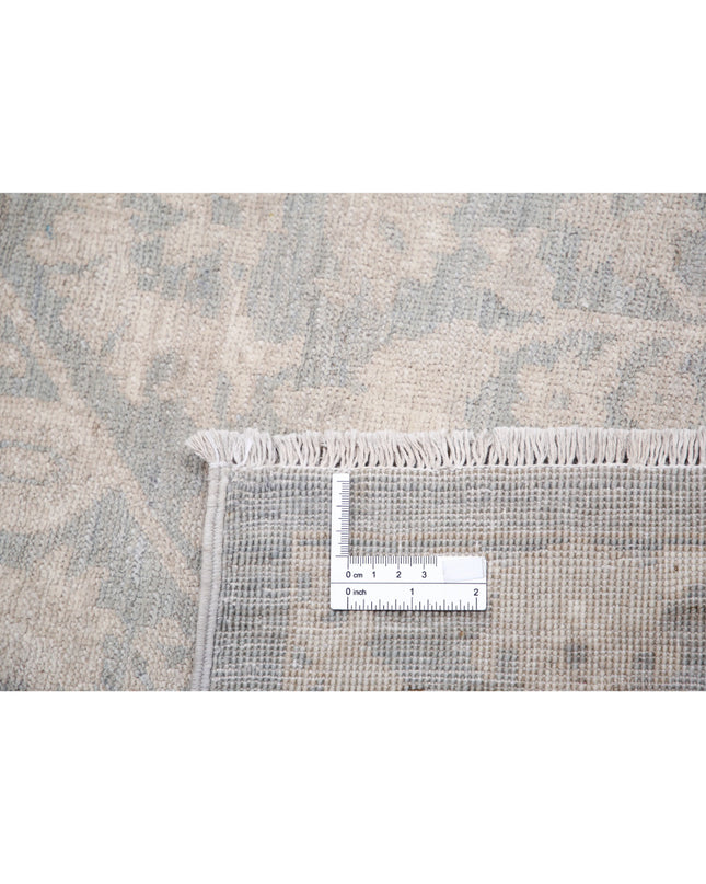 Serenity 6' 10" X 10' 4" Hand Knotted Wool Rug 6' 10" X 10' 4" (208 X 315) / Grey / Wool