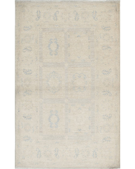 Serenity 3' 1" X 5' 0" Hand Knotted Wool Rug 3' 1" X 5' 0" (94 X 152) / Brown / Wool