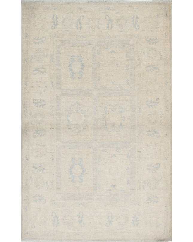 Serenity 3' 1" X 5' 0" Hand Knotted Wool Rug 3' 1" X 5' 0" (94 X 152) / Brown / Wool