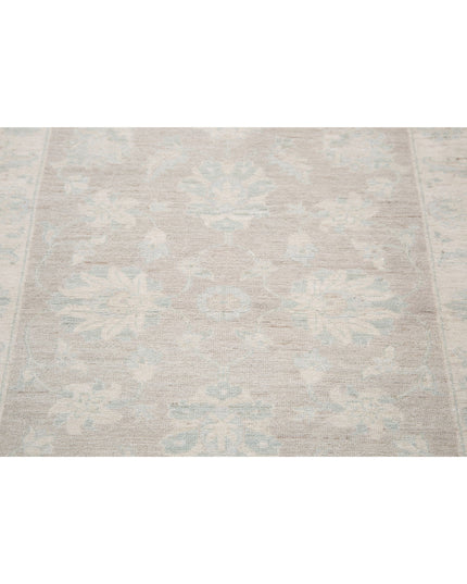 Serenity 3' 2" X 4' 11" Hand Knotted Wool Rug 3' 2" X 4' 11" (97 X 150) / Brown / Wool