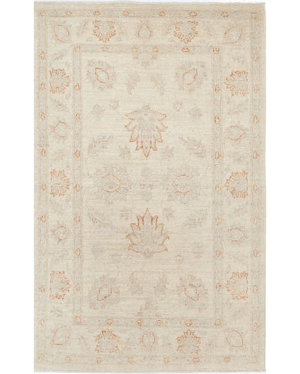 Serenity 2' 6" X 4' 1" Hand Knotted Wool Rug 2' 6" X 4' 1" (76 X 124) / Ivory / Wool