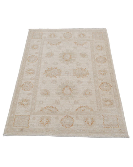 Serenity 2' 10" X 4' 1" Hand Knotted Wool Rug 2' 10" X 4' 1" (86 X 124) / Ivory / Wool