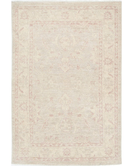 Serenity 2' 7" X 3' 11" Hand Knotted Wool Rug 2' 7" X 3' 11" (79 X 119) / Grey / Wool