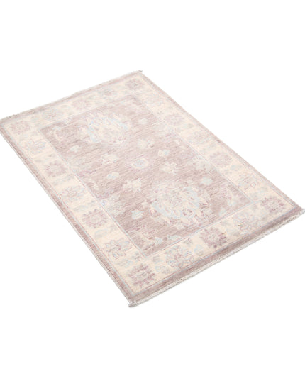 Serenity 2' 2" X 3' 1" Hand Knotted Wool Rug 2' 2" X 3' 1" (66 X 94) / Brown / Wool