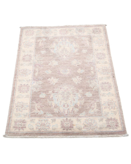 Serenity 2' 2" X 3' 1" Hand Knotted Wool Rug 2' 2" X 3' 1" (66 X 94) / Brown / Wool