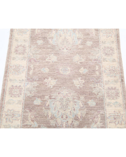 Serenity 2' 2" X 3' 1" Hand Knotted Wool Rug 2' 2" X 3' 1" (66 X 94) / Brown / Wool