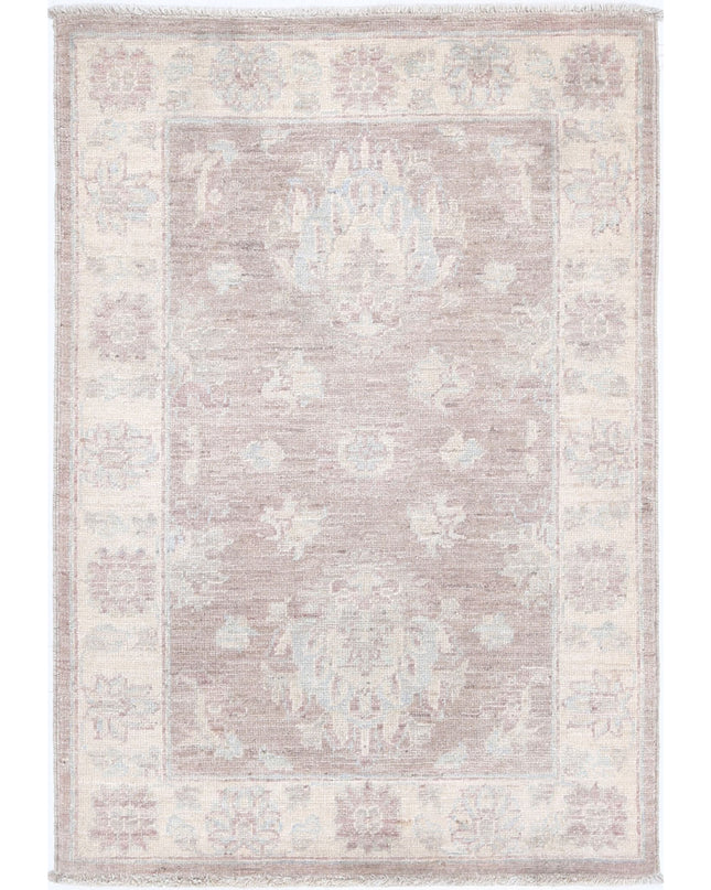 Serenity 2' 2" X 3' 1" Hand Knotted Wool Rug 2' 2" X 3' 1" (66 X 94) / Brown / Wool