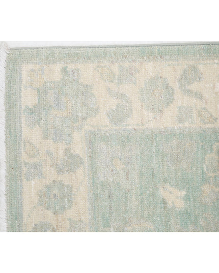 Serenity 2' 0" X 2' 11" Hand Knotted Wool Rug 2' 0" X 2' 11" (61 X 89) / Green / Wool