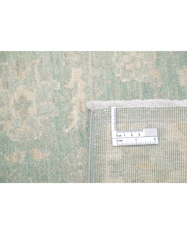 Serenity 2' 0" X 2' 11" Hand Knotted Wool Rug 2' 0" X 2' 11" (61 X 89) / Green / Wool