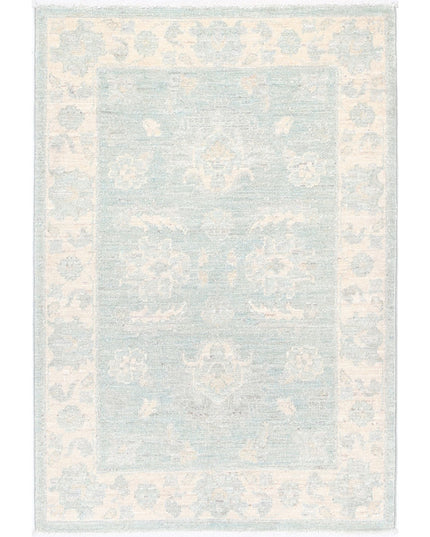 Serenity 2' 0" X 2' 11" Hand Knotted Wool Rug 2' 0" X 2' 11" (61 X 89) / Green / Wool
