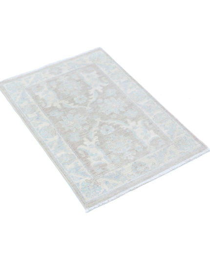 Serenity 2' 0" X 2' 10" Hand Knotted Wool Rug 2' 0" X 2' 10" (61 X 86) / Brown / Wool