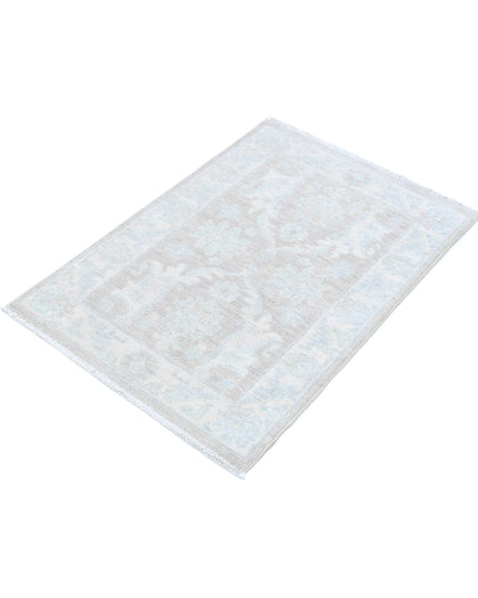 Serenity 2' 0" X 2' 10" Hand Knotted Wool Rug 2' 0" X 2' 10" (61 X 86) / Brown / Wool