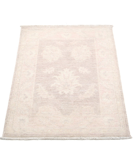 Serenity 2' 1" X 3' 1" Hand Knotted Wool Rug 2' 1" X 3' 1" (63 X 94) / Brown / Wool