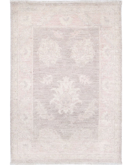 Serenity 2' 1" X 3' 1" Hand Knotted Wool Rug 2' 1" X 3' 1" (63 X 94) / Brown / Wool