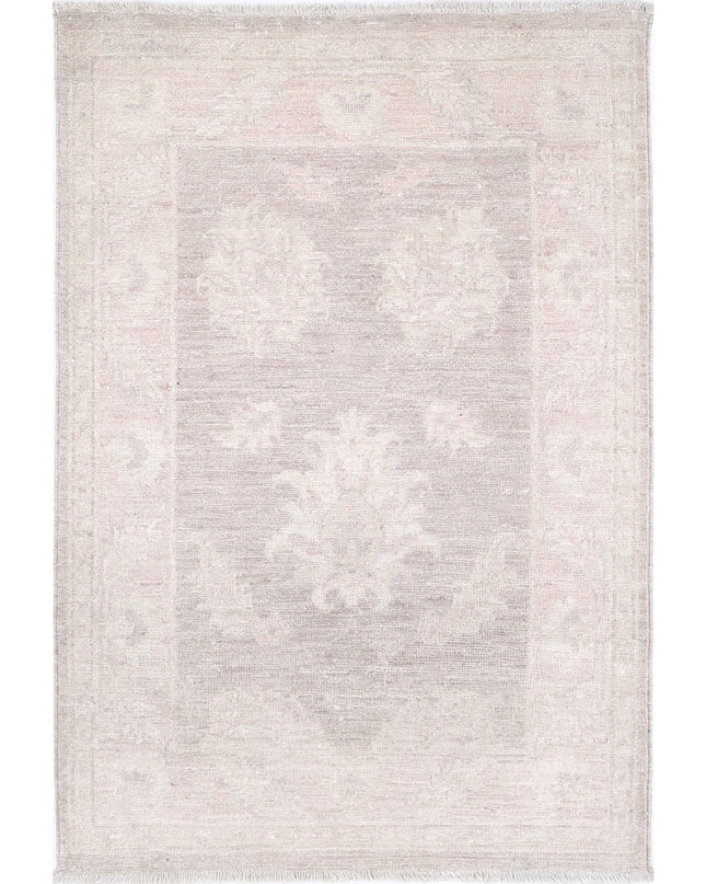 Serenity 2' 1" X 3' 1" Hand Knotted Wool Rug 2' 1" X 3' 1" (63 X 94) / Brown / Wool