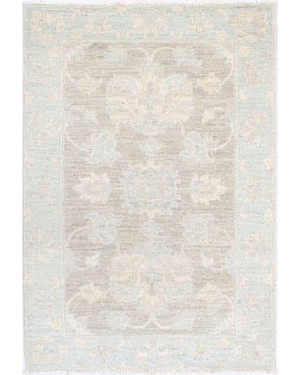 Serenity 2' 0" X 3' 0" Hand Knotted Wool Rug 2' 0" X 3' 0" (61 X 91) / Brown / Wool