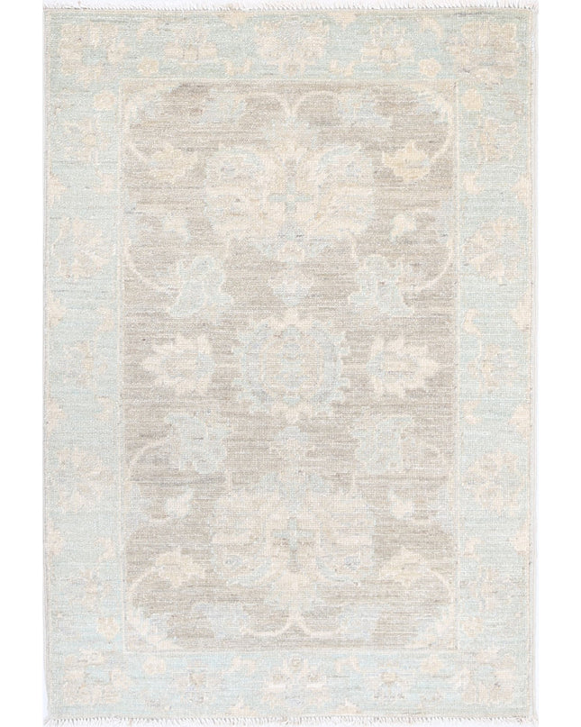 Serenity 2' 0" X 3' 0" Hand Knotted Wool Rug 2' 0" X 3' 0" (61 X 91) / Brown / Wool