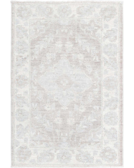 Serenity 2' 0" X 2' 11" Hand Knotted Wool Rug 2' 0" X 2' 11" (61 X 89) / Brown / Wool