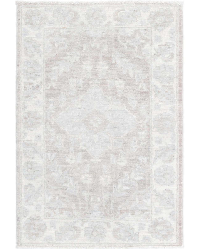 Serenity 2' 0" X 2' 11" Hand Knotted Wool Rug 2' 0" X 2' 11" (61 X 89) / Brown / Wool