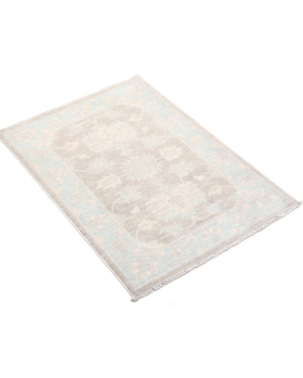 Serenity 2' 0" X 2' 10" Hand Knotted Wool Rug 2' 0" X 2' 10" (61 X 86) / Brown / Wool