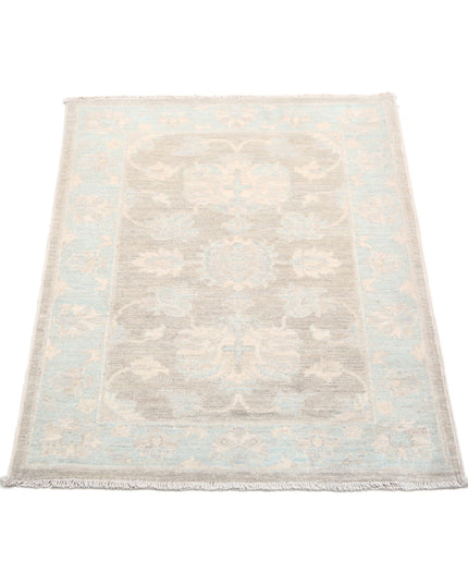Serenity 2' 0" X 2' 10" Hand Knotted Wool Rug 2' 0" X 2' 10" (61 X 86) / Brown / Wool