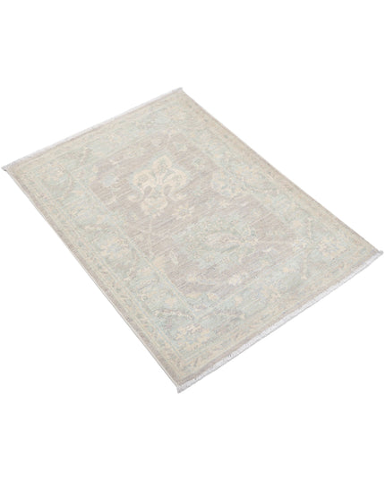 Serenity 2' 3" X 2' 11" Hand Knotted Wool Rug 2' 3" X 2' 11" (69 X 89) / Brown / Wool