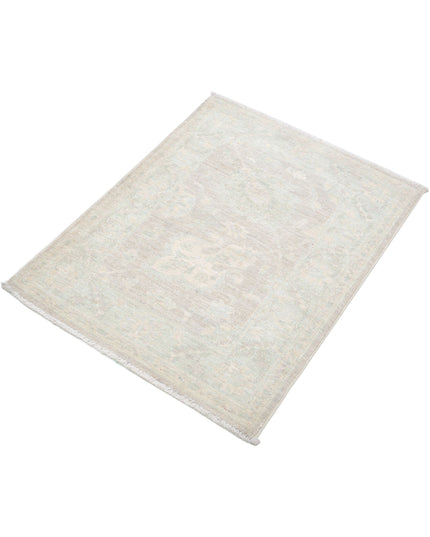 Serenity 2' 3" X 2' 11" Hand Knotted Wool Rug 2' 3" X 2' 11" (69 X 89) / Brown / Wool