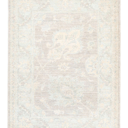 Serenity 2' 3" X 2' 11" Hand Knotted Wool Rug 2' 3" X 2' 11" (69 X 89) / Brown / Wool