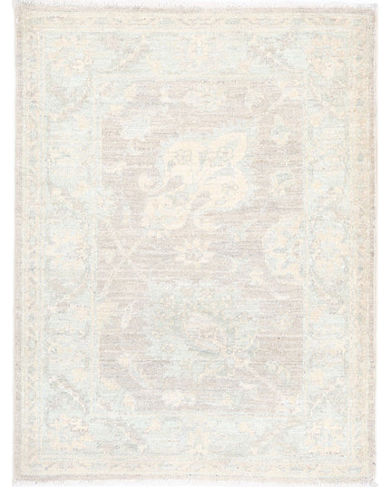 Serenity 2' 3" X 2' 11" Hand Knotted Wool Rug 2' 3" X 2' 11" (69 X 89) / Brown / Wool