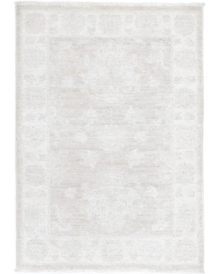 Serenity 2' 2" X 3' 2" Hand Knotted Wool Rug 2' 2" X 3' 2" (66 X 97) / Brown / Wool