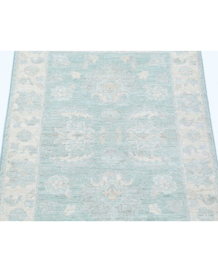 Serenity 2' 0" X 2' 11" Hand Knotted Wool Rug 2' 0" X 2' 11" (61 X 89) / Green / Wool