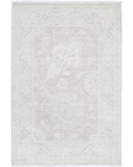 Serenity 2' 0" X 3' 1" Hand Knotted Wool Rug 2' 0" X 3' 1" (61 X 94) / Brown / Wool
