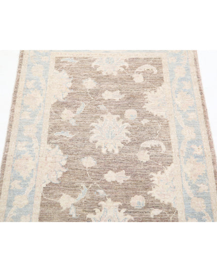 Serenity 2' 0" X 3' 1" Hand Knotted Wool Rug 2' 0" X 3' 1" (61 X 94) / Brown / Wool