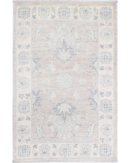 Serenity 2' 2" X 3' 1" Hand Knotted Wool Rug 2' 2" X 3' 1" (66 X 94) / Brown / Wool