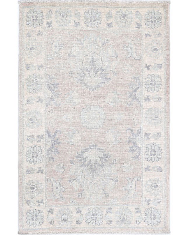 Serenity 2' 2" X 3' 1" Hand Knotted Wool Rug 2' 2" X 3' 1" (66 X 94) / Brown / Wool