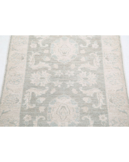 Serenity 2' 0" X 3' 0" Hand Knotted Wool Rug 2' 0" X 3' 0" (61 X 91) / Grey / Wool